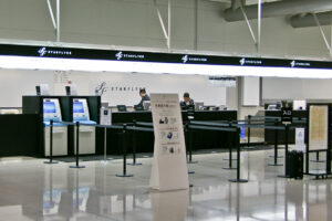 関西空港スターフライヤーチェックカウンター
