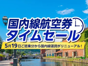 ANA国内線タイムセール公式バナー