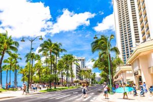 ホノルル街並み