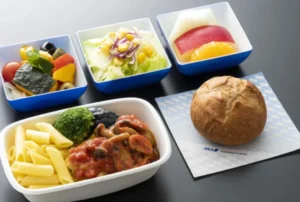 ANA国際線エコノミークラス機内食イメージ