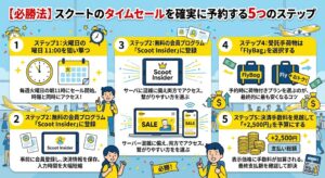 スクート予約5ステップ図解