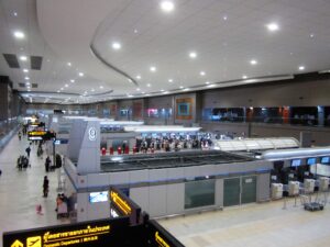 ドンムアン国際空港国際線出発ロビー