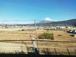 東海道新幹線富士山風景