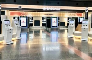 羽田空港第一ターミナルチェックカウンター