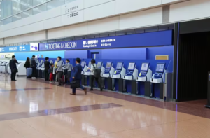 ANA羽田空港チェックカウンター
