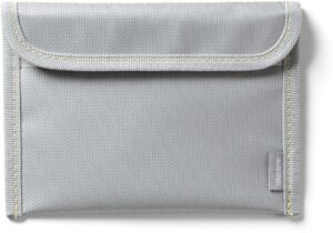 サンワダイレクト 200-BAGINFP1SV モバイルバッテリー耐火ケース