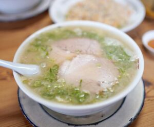 ふくちゃんラーメンの豚骨ラーメン