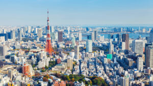 東京タワーと東京湾を一望する都心の絶景パノラマ