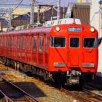 名鉄 6000系固定両編成さよならイベント（岐阜方）ミニ系統板マグネット 1枚 名鉄 名古屋鉄道 ミニ系統板マグネット 6000系固定4両編成